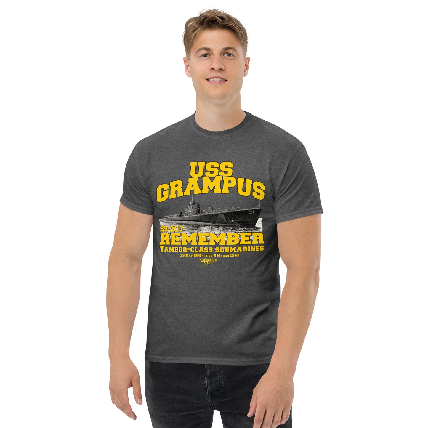 USS Grampus SS-207 shipmates t-shirts