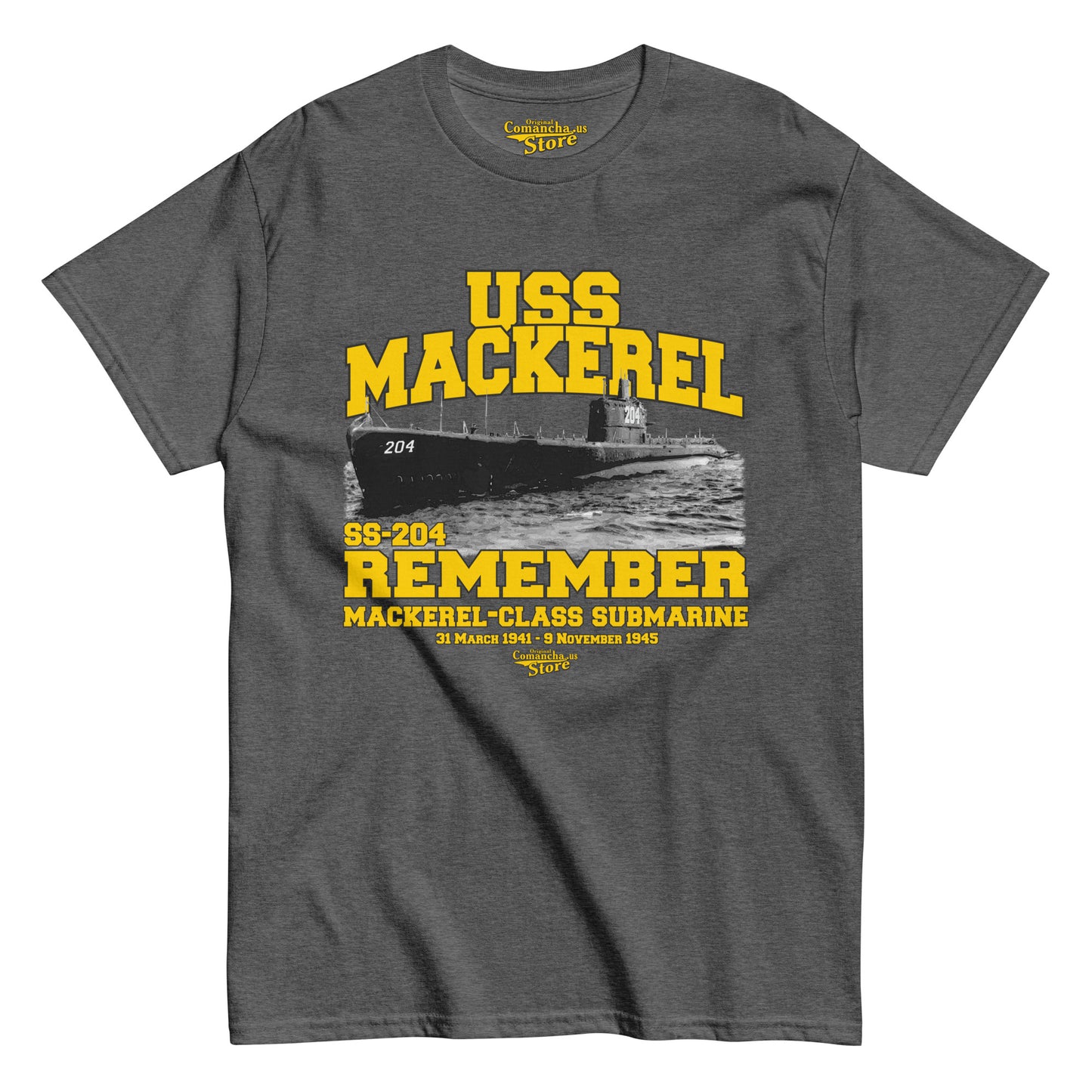 USS Mackerel SS-204 Submarine t-shirt