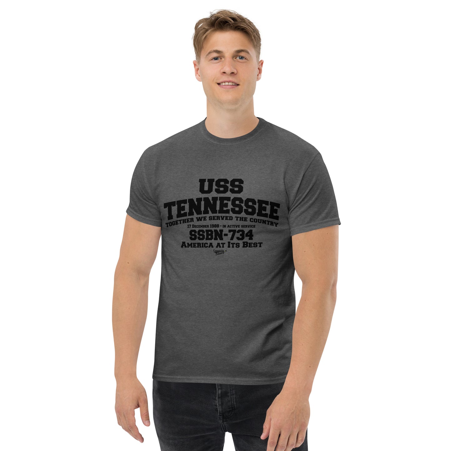USS TENNESSEE SSBN-734 Shipmates T-shirt