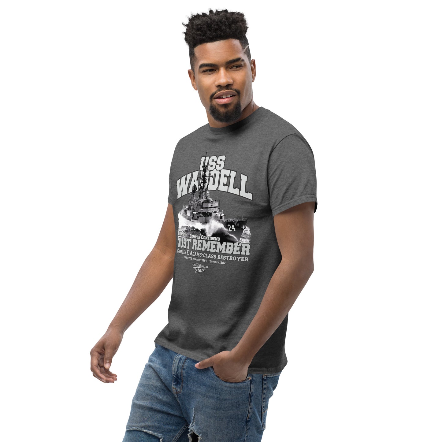 USS Waddell DDG-24 t-shirt
