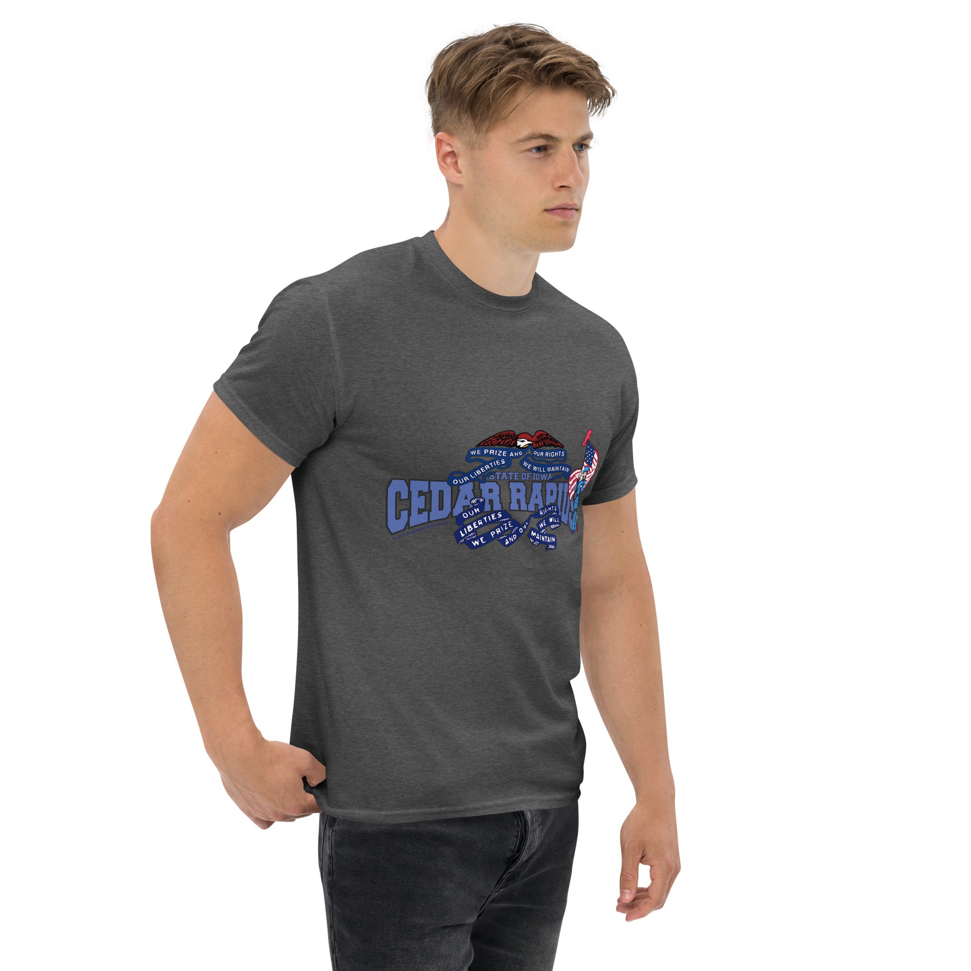 Cedar Rapids t-shirt, Iowa T-shirt Comancha Graphics,