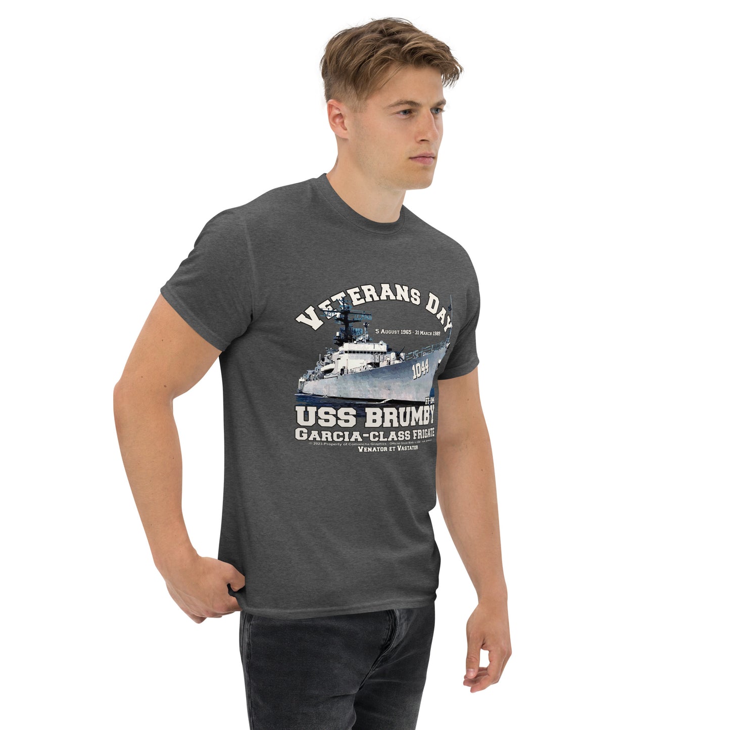 USS BRUMBY t-shirt,USS BRUMBY veterans t-shirt,USS BRUMBY FF-1044 Frigate T-shirt,comancha graphics tee,