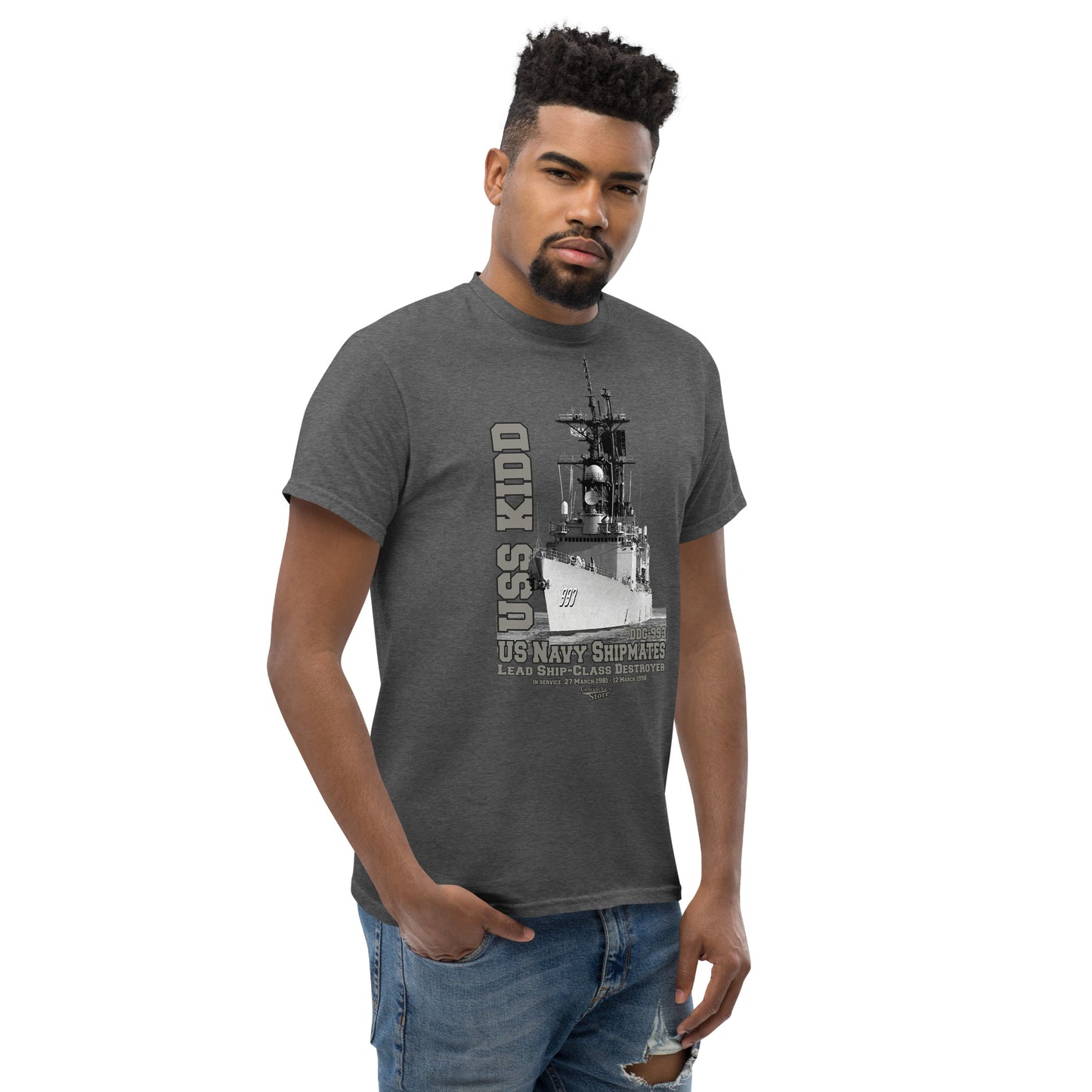 USS Kidd DDG-993 Destroyer tee