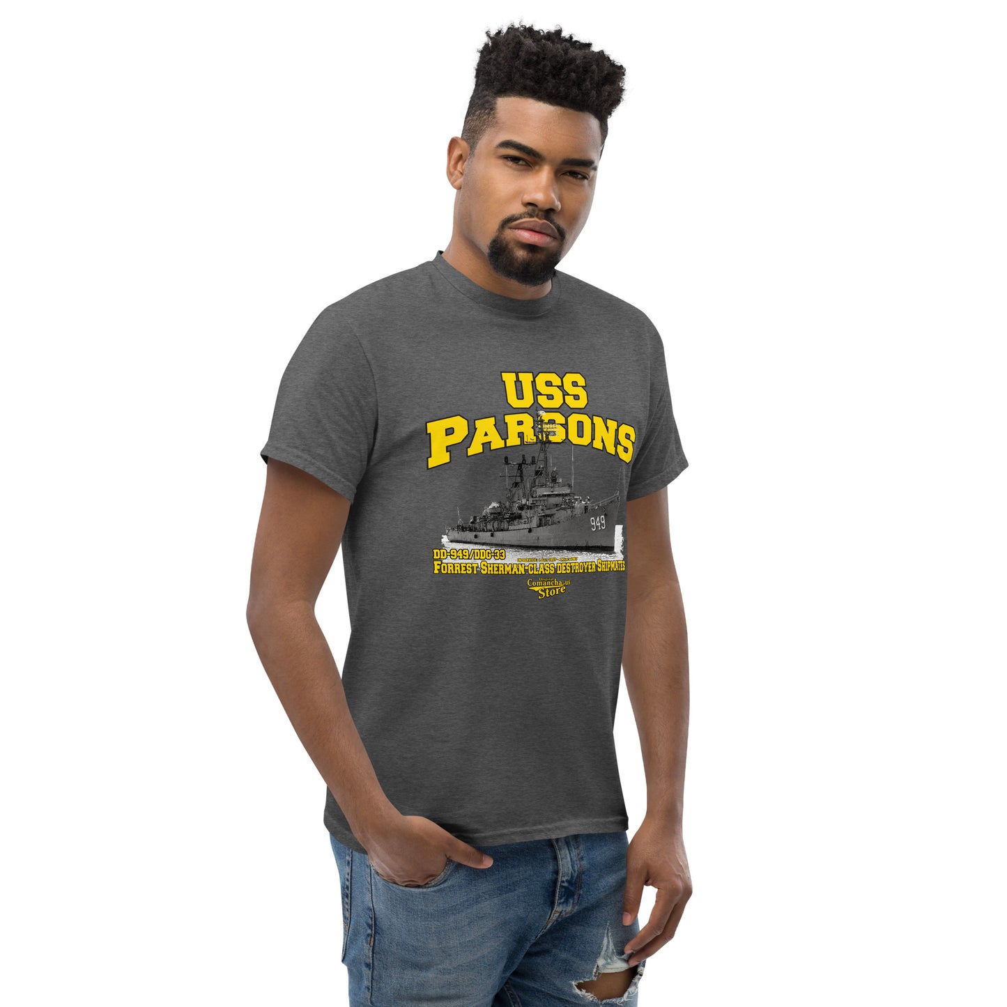 USS Parsons DD-949/DDG-33 t-shirt