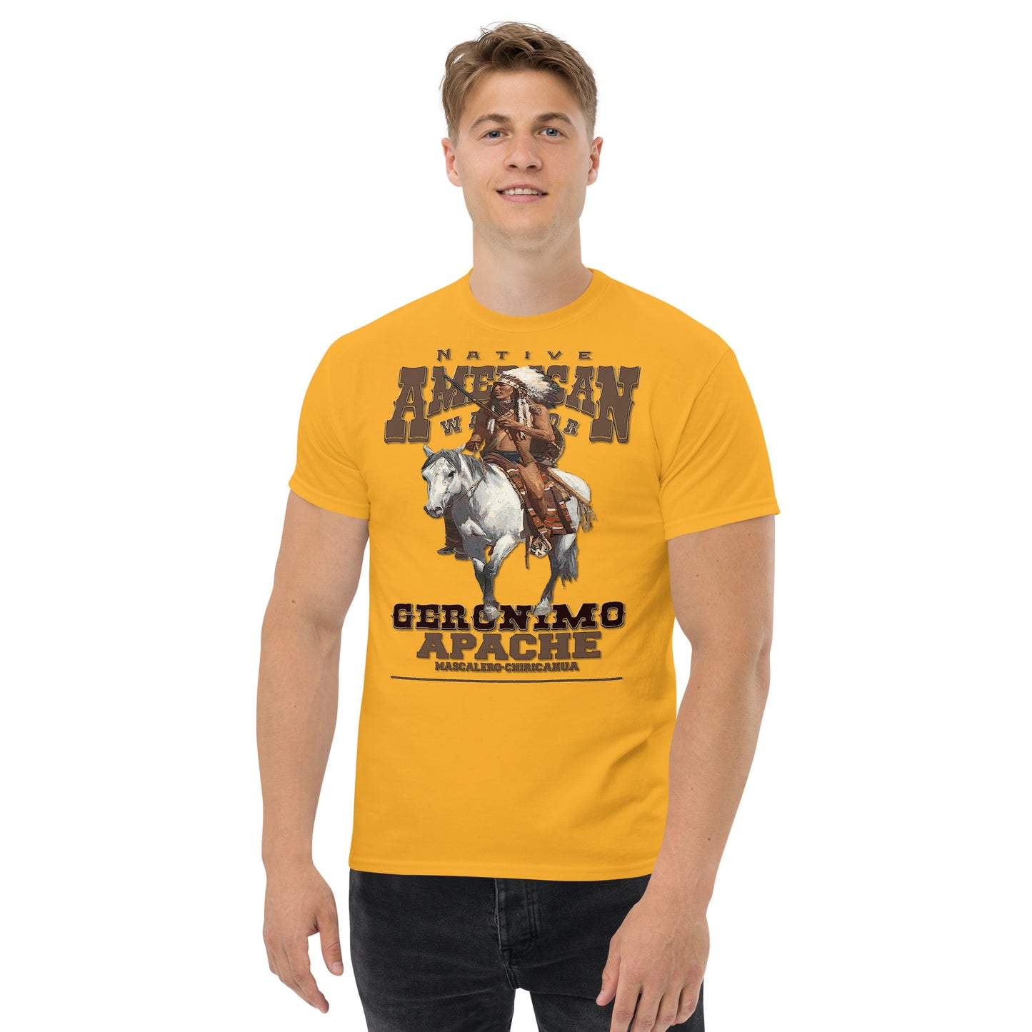 Geronimo Warrior tee | T-shirt Geronimo Warrior,t-shirt,native american|Native nations t-shirt| comancha graphics | T-shirts | American indian t-shirt | comanche t-shirt |