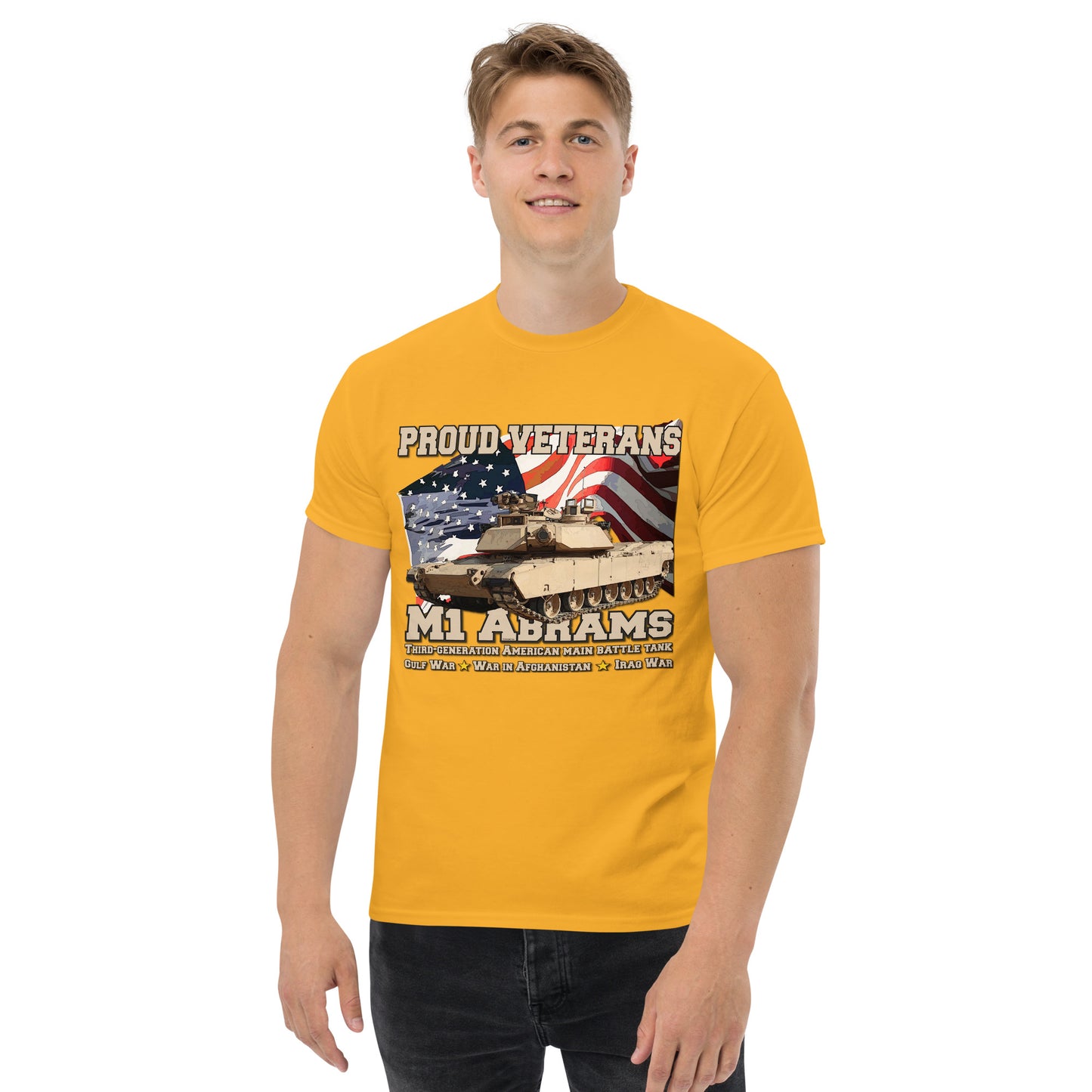 M1 Abrams Tank Proud Veterans t-shirt