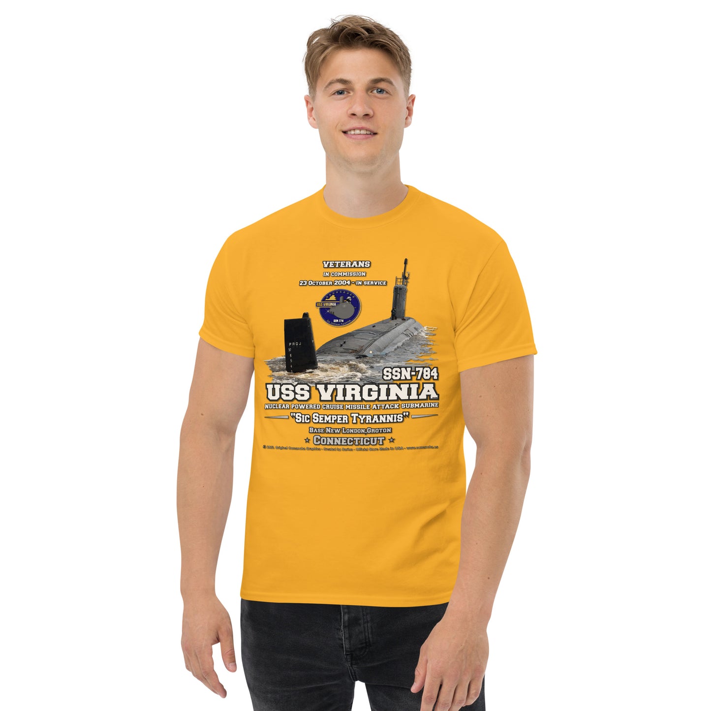USS VIRGINIA SSN-784 Submarine T-shirt