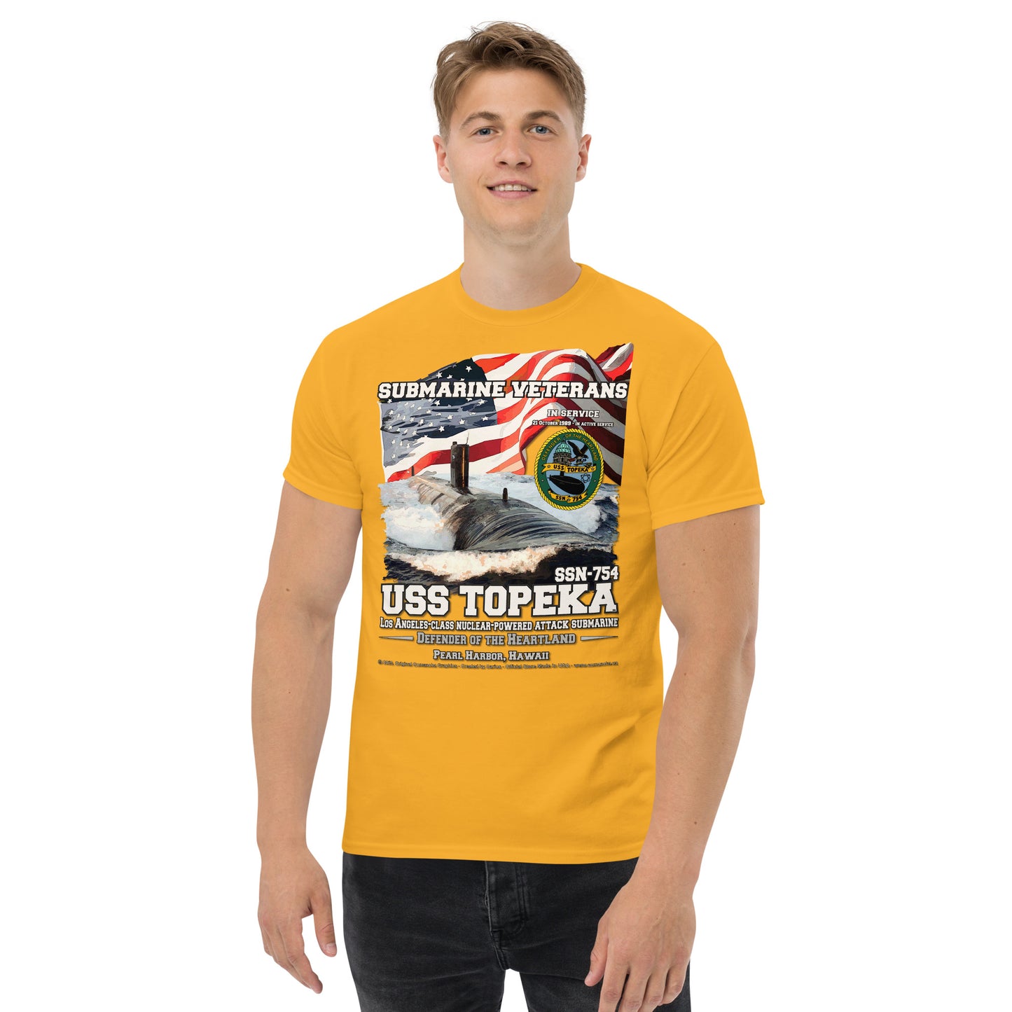 USS TOPEKA SSN-754 Attack Submarine T-shirt
