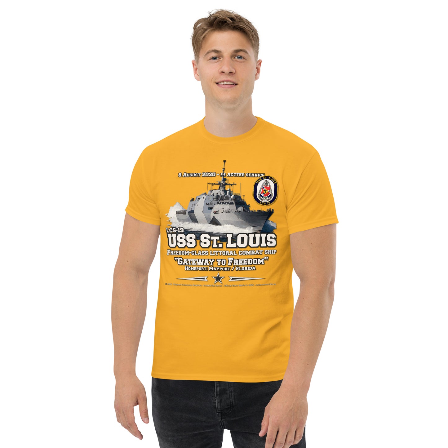 USS ST. LOUIS LCS-19 Littoral Combat Ship t-shirt