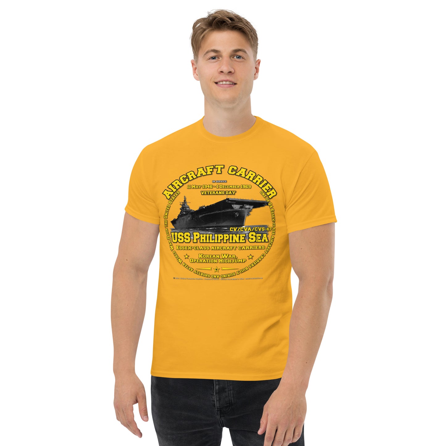USS PHILIPPINE SEA CV-47 Aircraft Veterans Veterans Classic T-Shirt, Comancha T-shirts