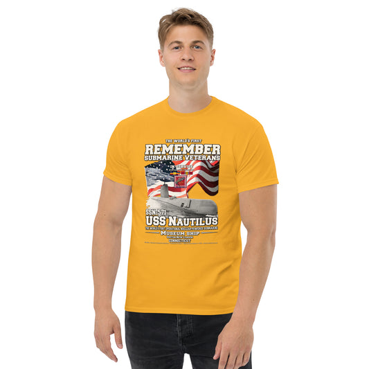 USS NAUTILUS SSN-571 Submarine Veterans t-shirt, Comancha T-shirts