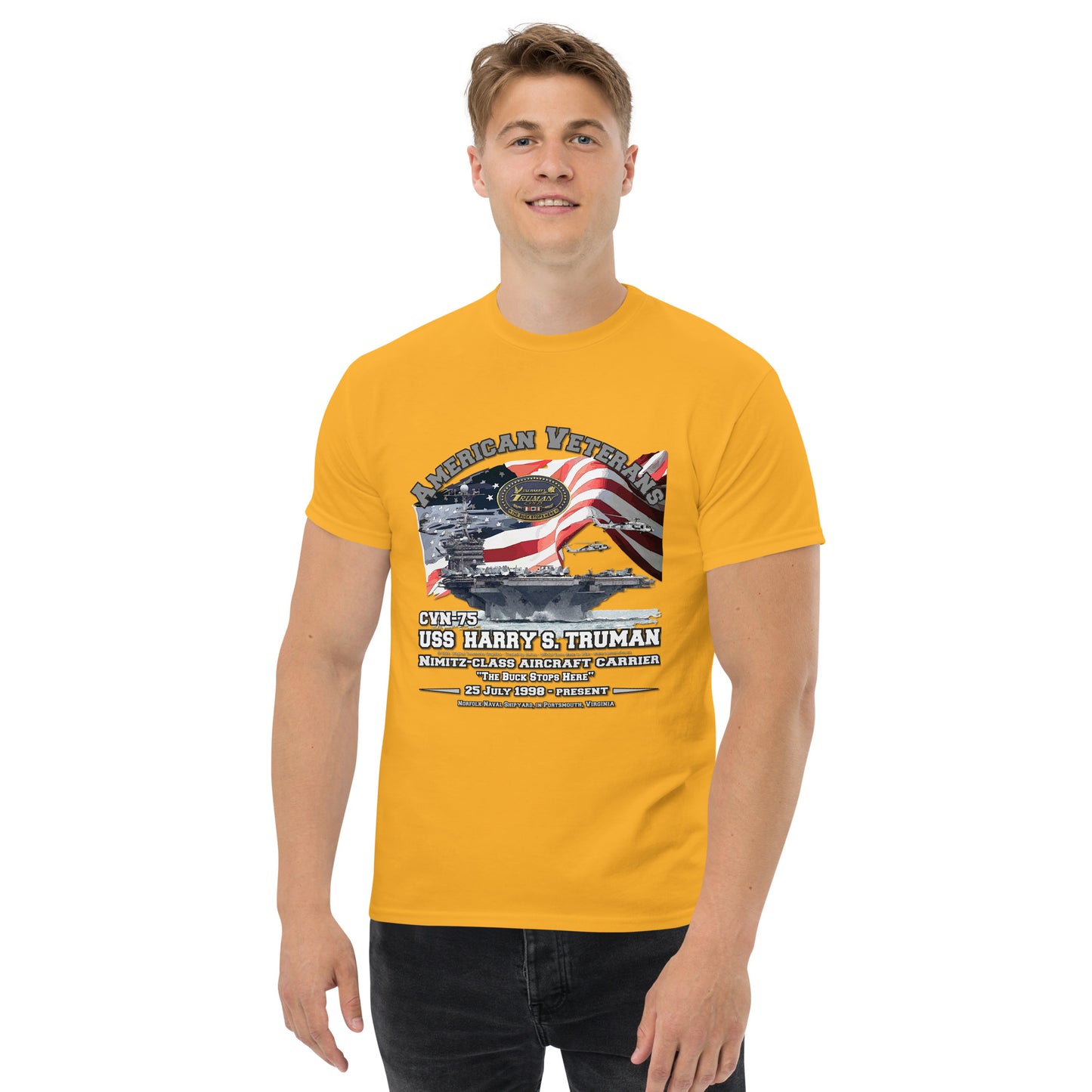USS HARRY TRUMAN CVN-75 Aircraft Carrier T-shirt