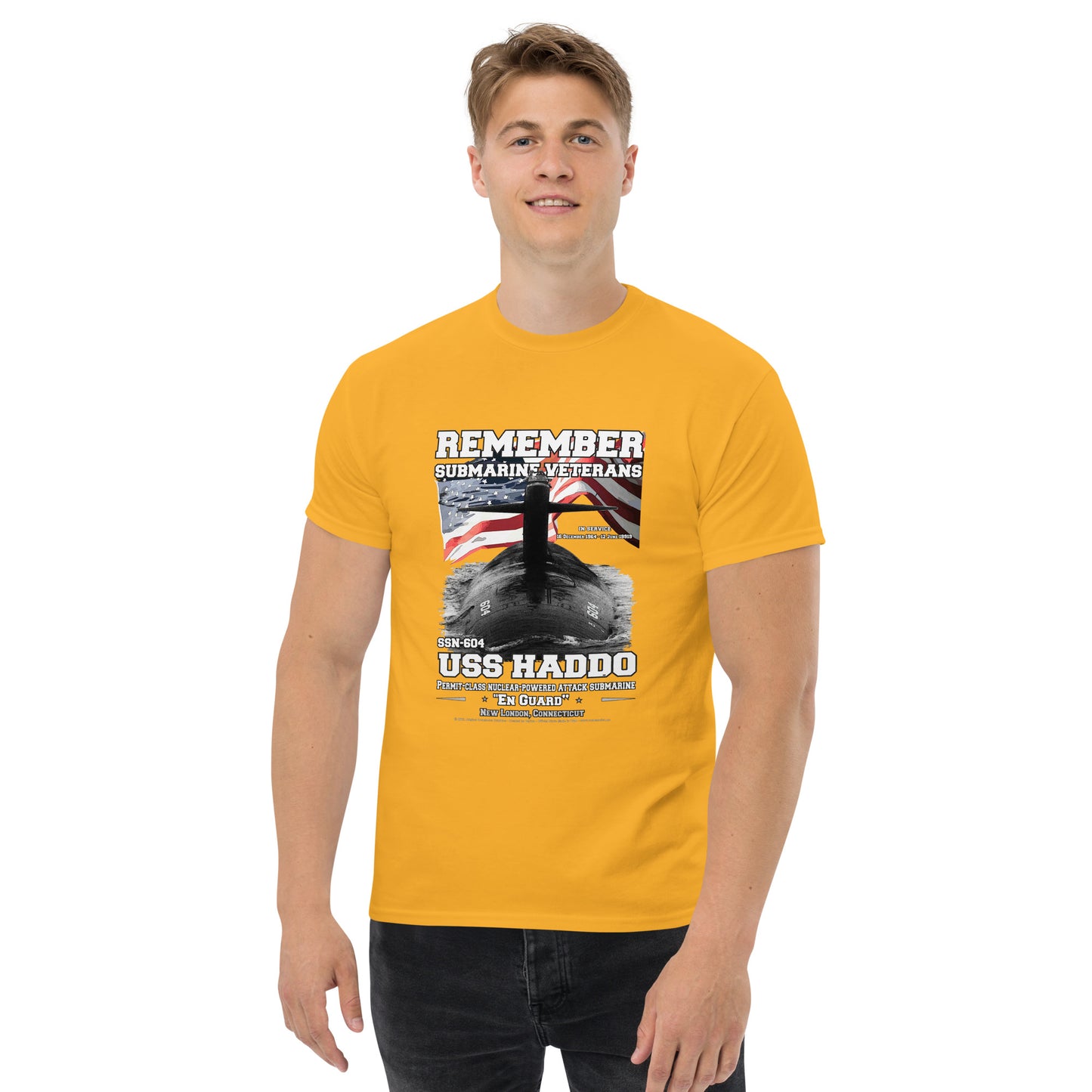 USS HADDO SSN-604 Submarine T-shirt