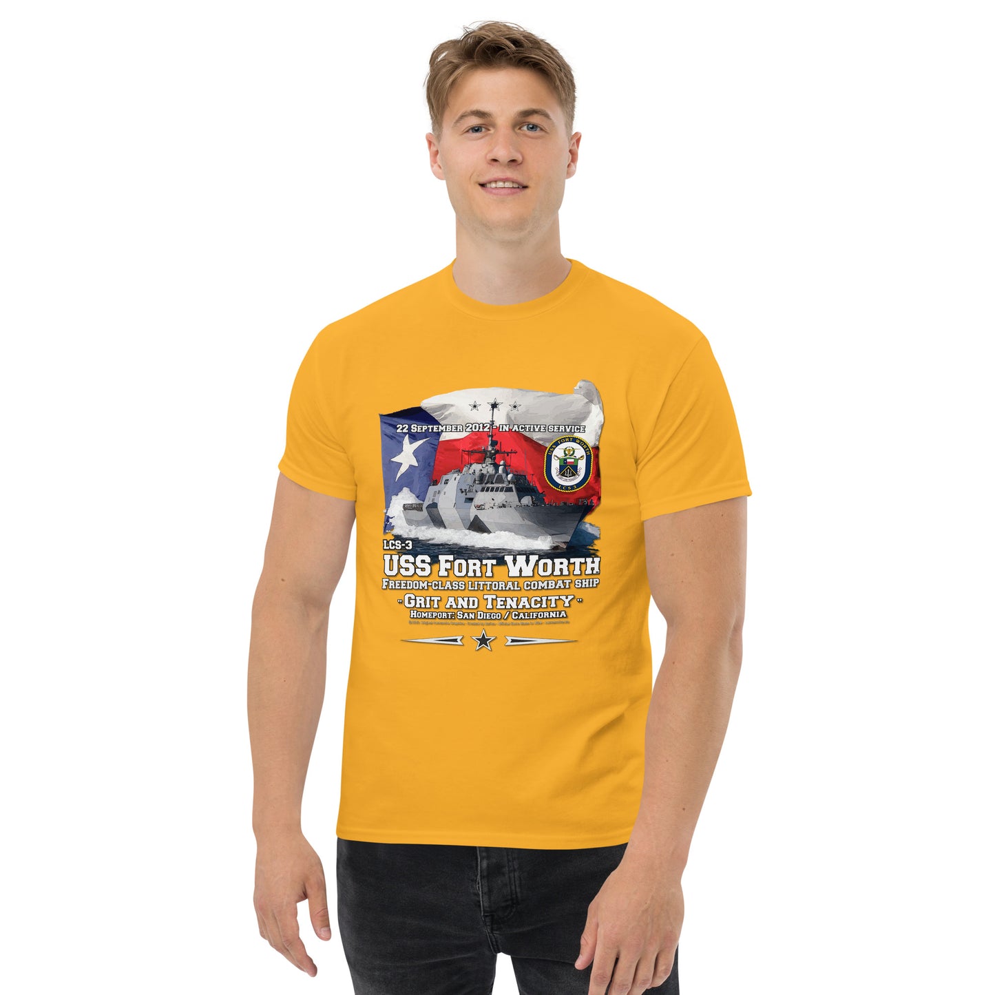 USS FORT WORTH LCS-3 Littoral Combat Ship T-shirt