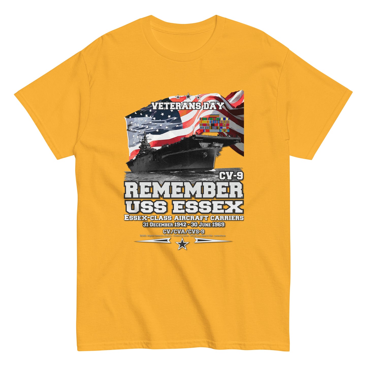 USS ESSEX CV-9 tee, USS ESSEX CV-9 navy veterans tee, USS ESSEX CV-9 veterans tee,USS ESSEX CV-9 Aircraft Carrier Veterans Classic Tee, USS ESSEX Navy Vetrans,