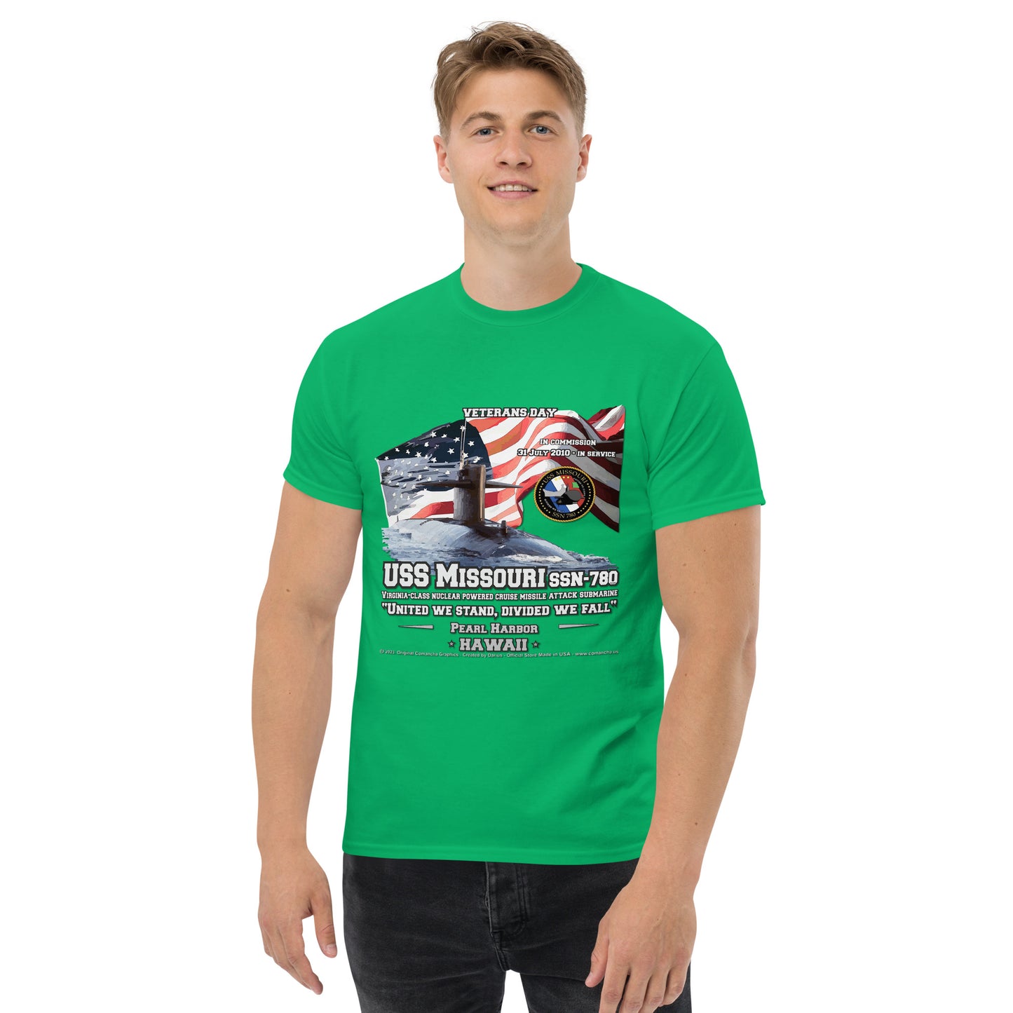 USS MISSOURI SSN-780 Submarine T-Shirt