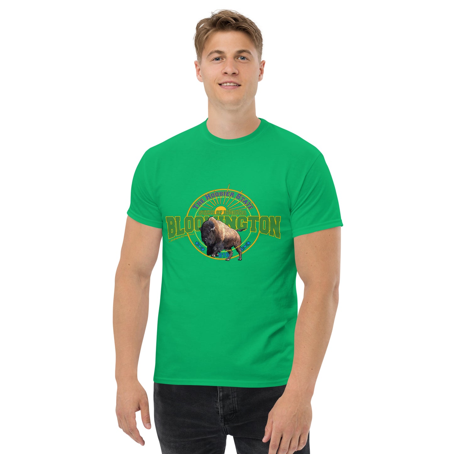 Blumington City Tee - Indiana State T-shirt, Comancha.us Store,
