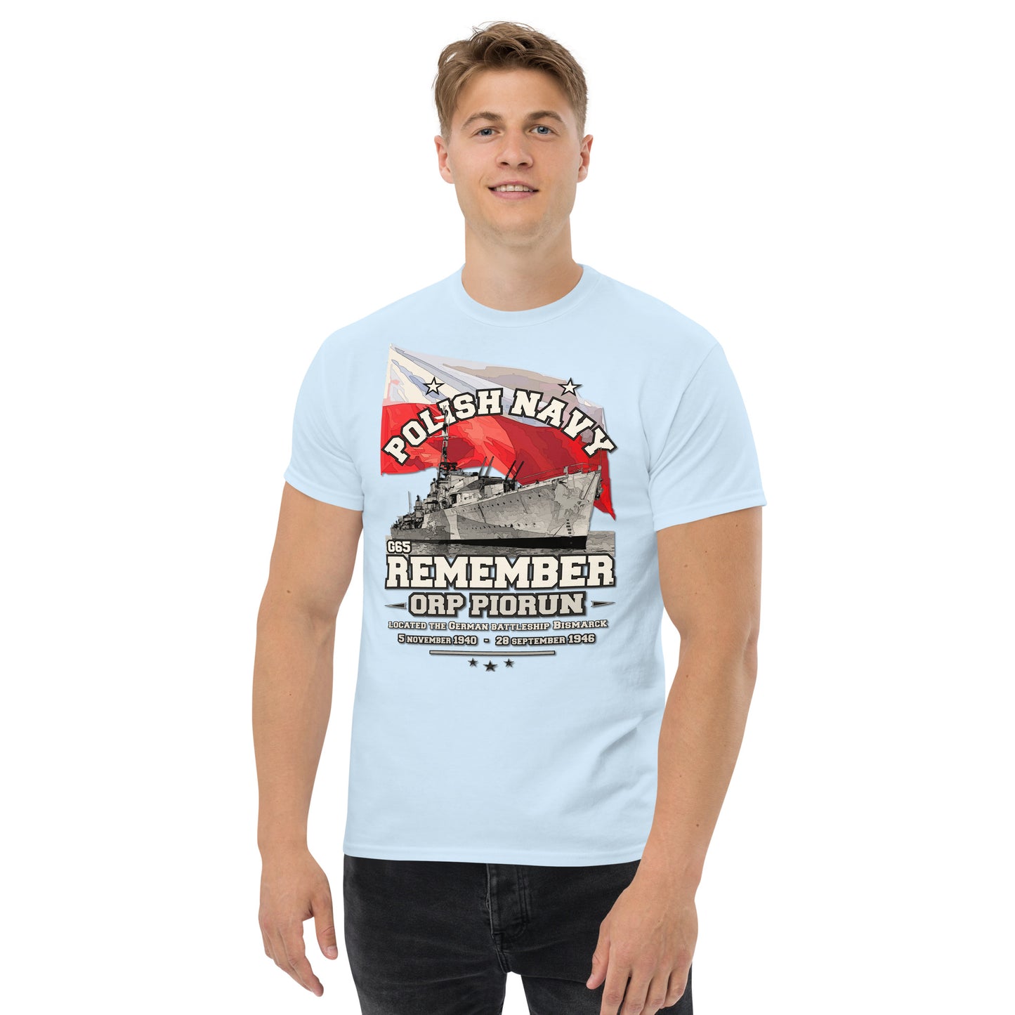 ORP Piorun Polish Navy Destroyer t-shirt