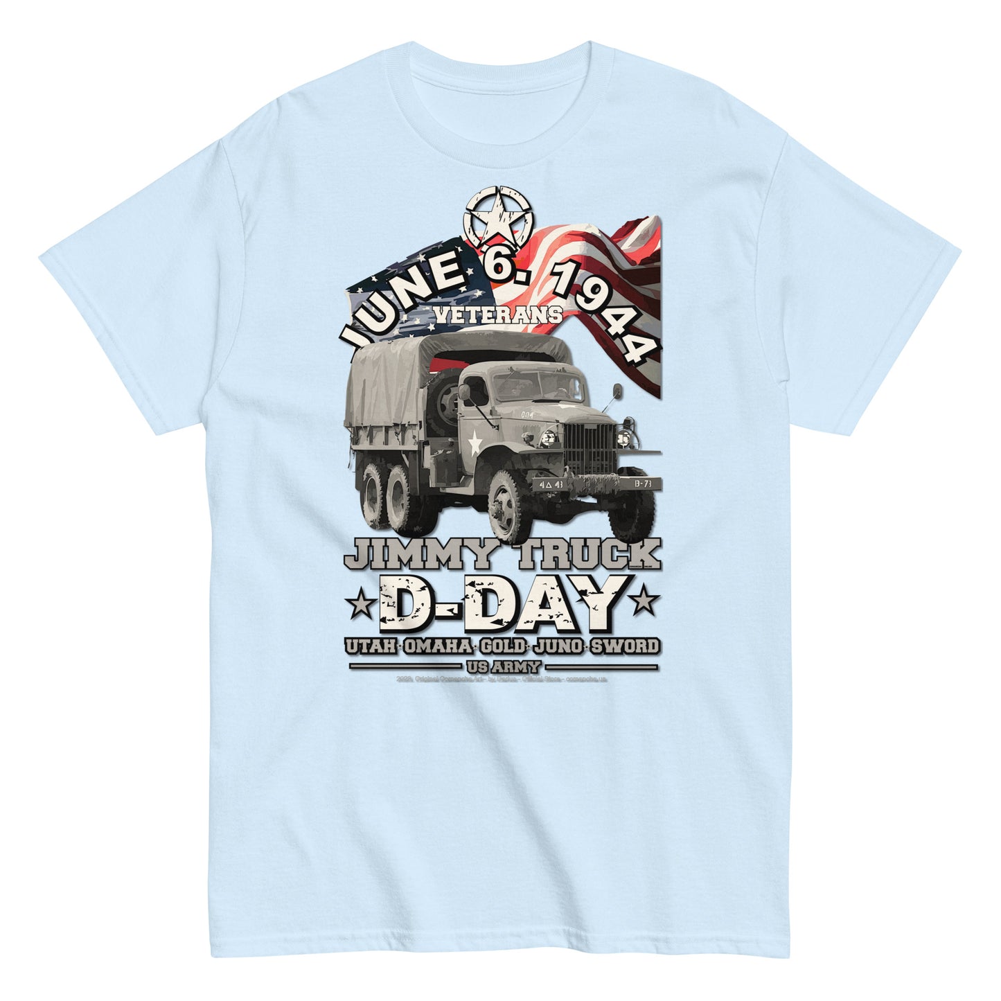 D-DAY Jimmy Truck Veterans t-shirt