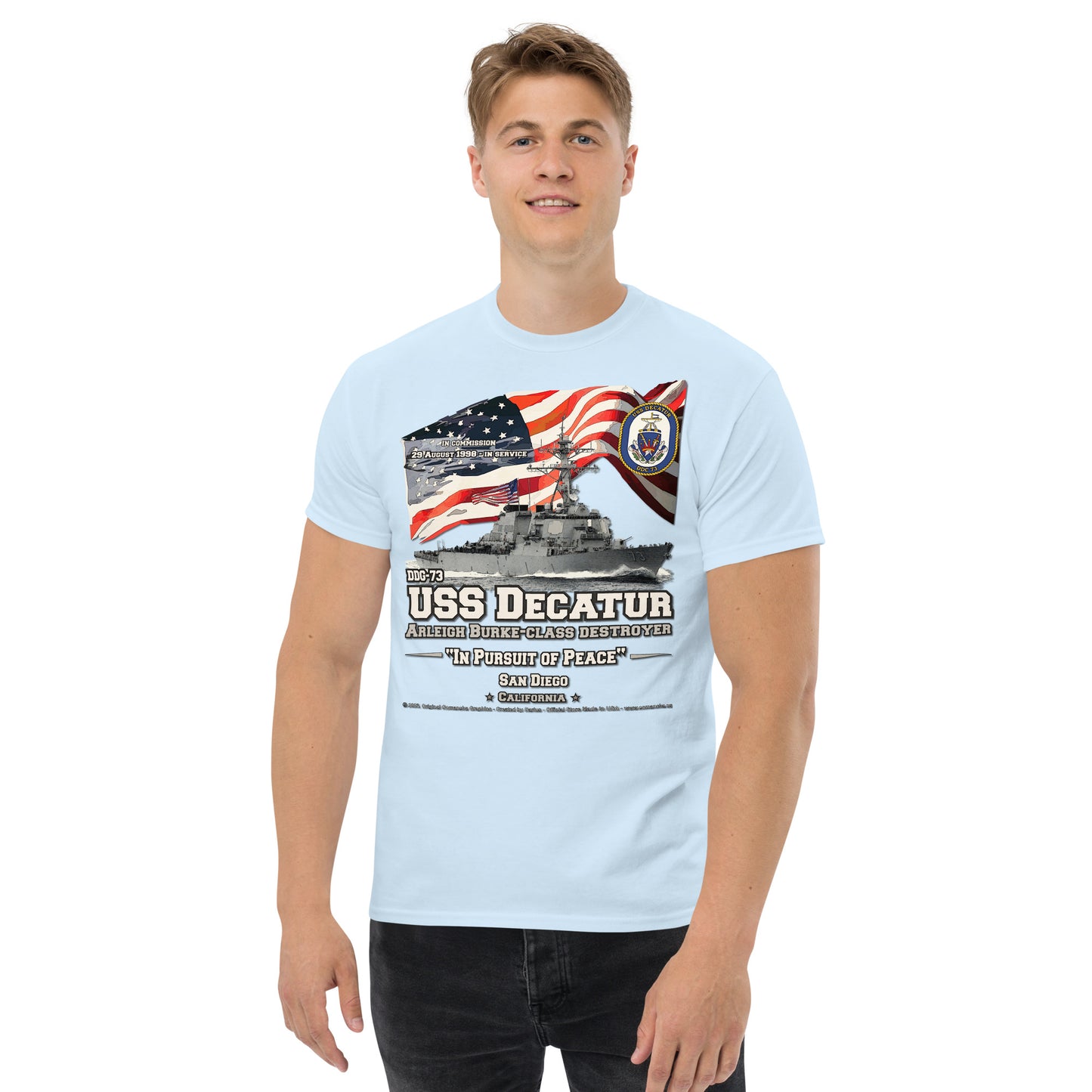 USS DECATUR DDG-73 Destroyer t-shirt