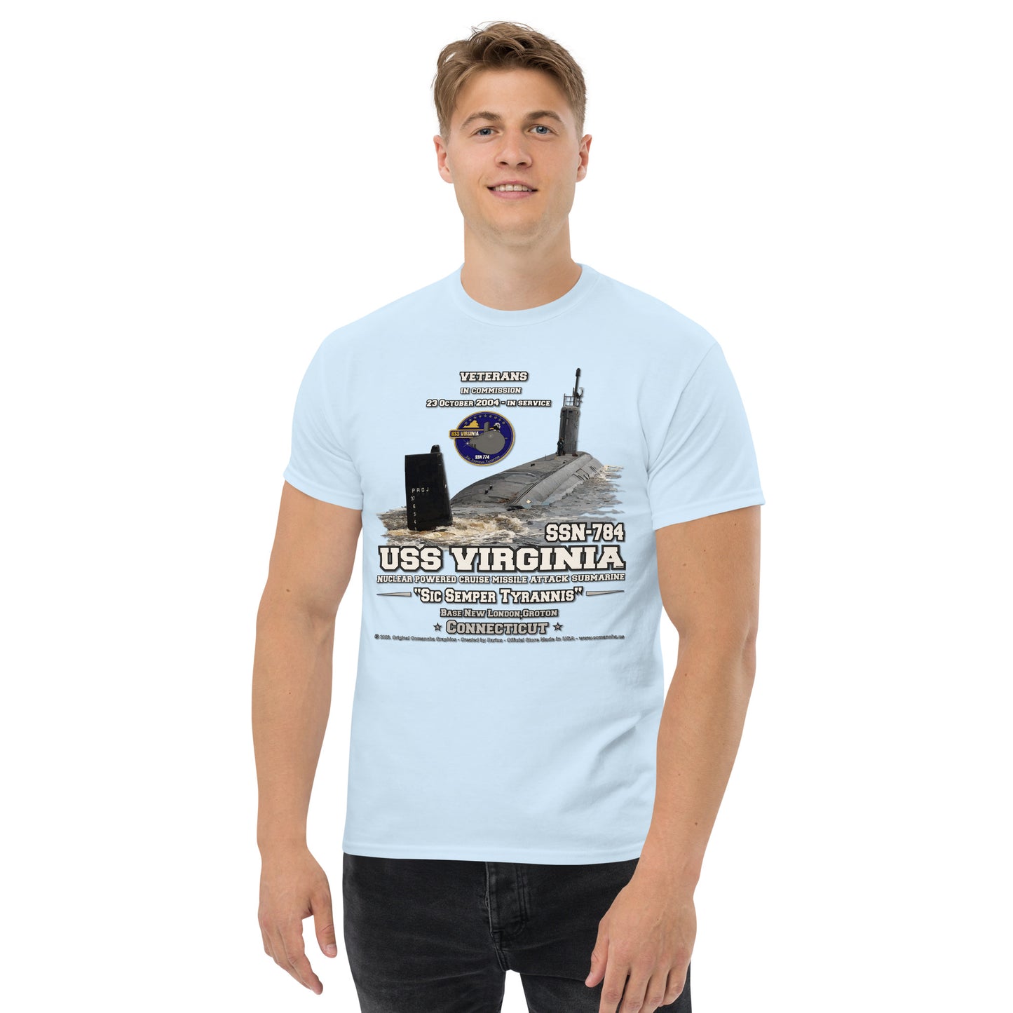 USS VIRGINIA SSN-784 Submarine T-shirt