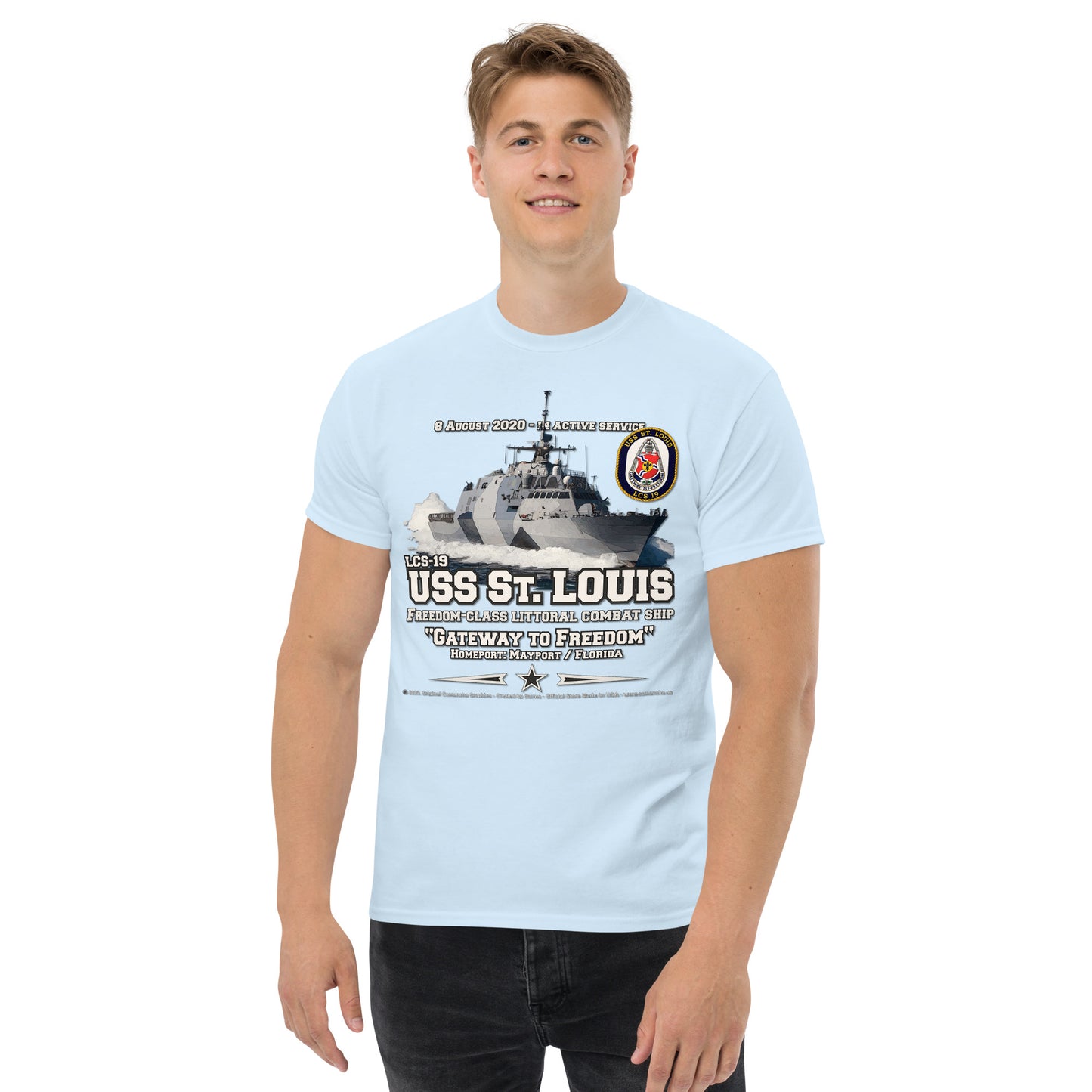 USS ST. LOUIS LCS-19 Littoral Combat Ship t-shirt