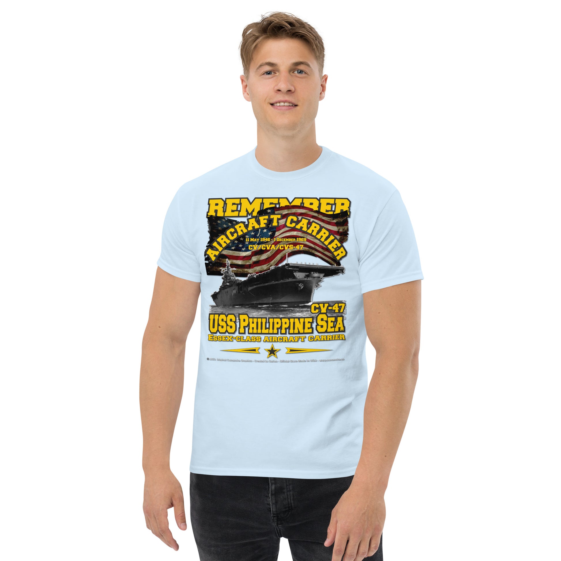 USS PHILIPPINE SEA CV-47 Aircraft Veterans Veterans Classic T-Shirt,