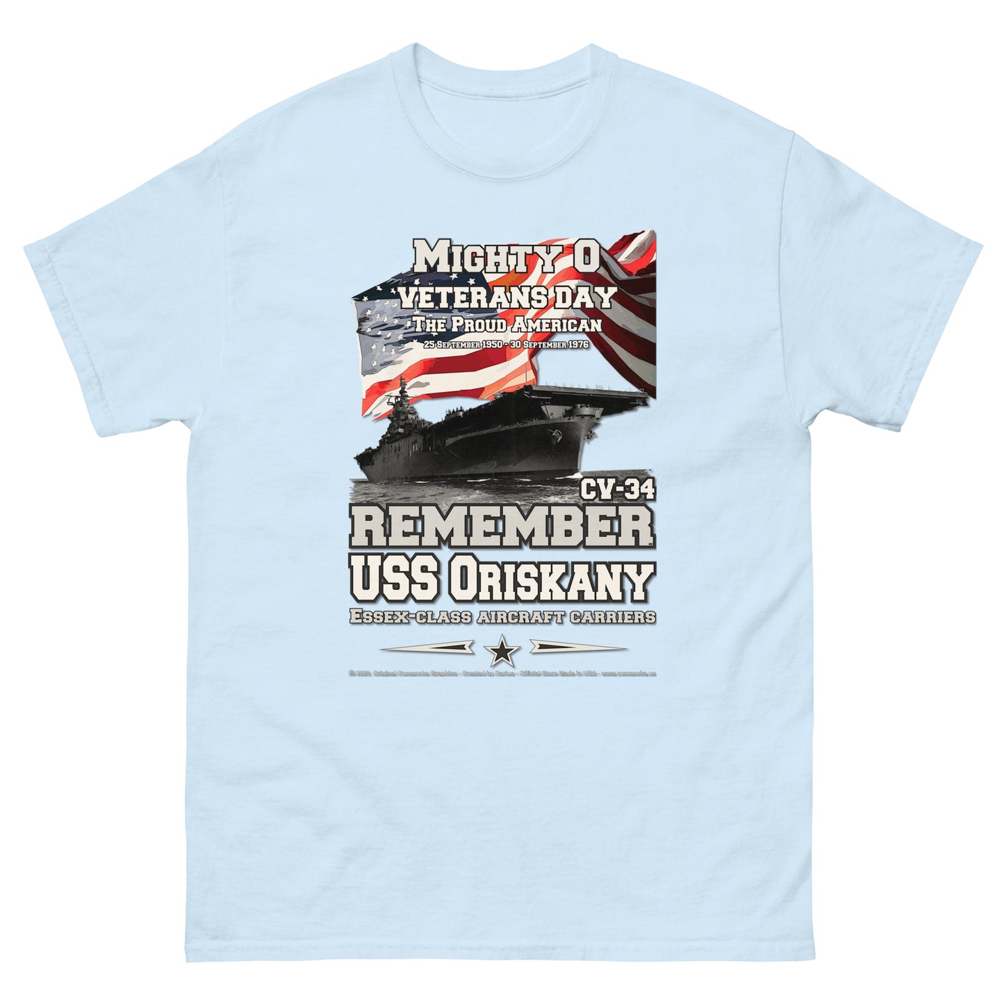 USS ORISKANY CV-34 Aircraft Carrier T-Shirt