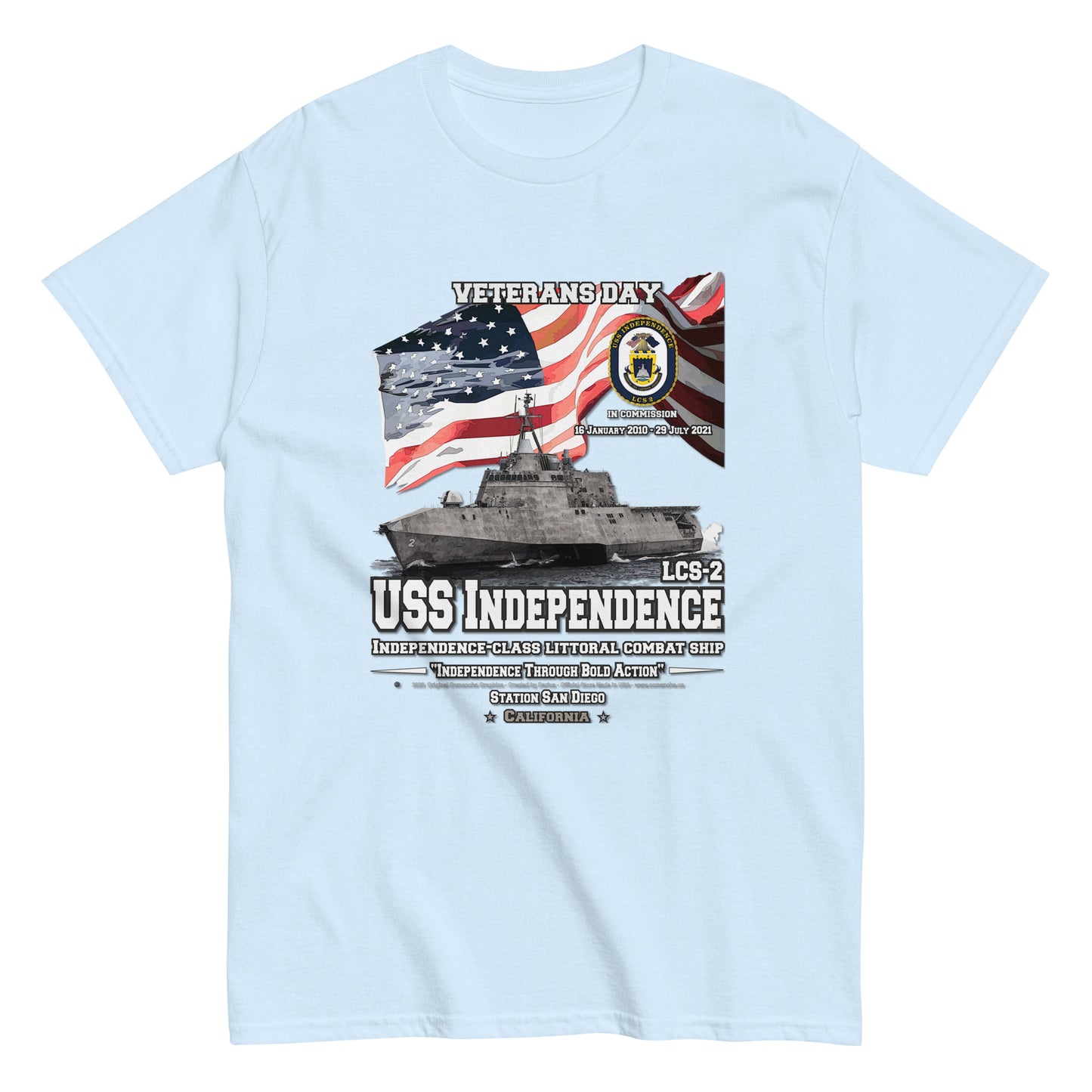 USS INDEPENDENCE LCS-17 T-shirt