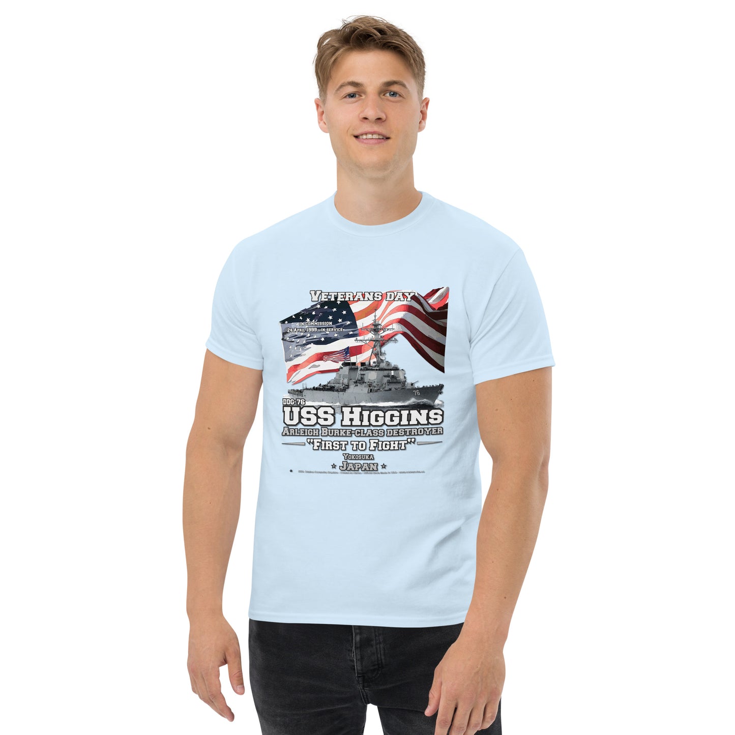USS HIGGINS DDG-76 Destroyer T-Shirt