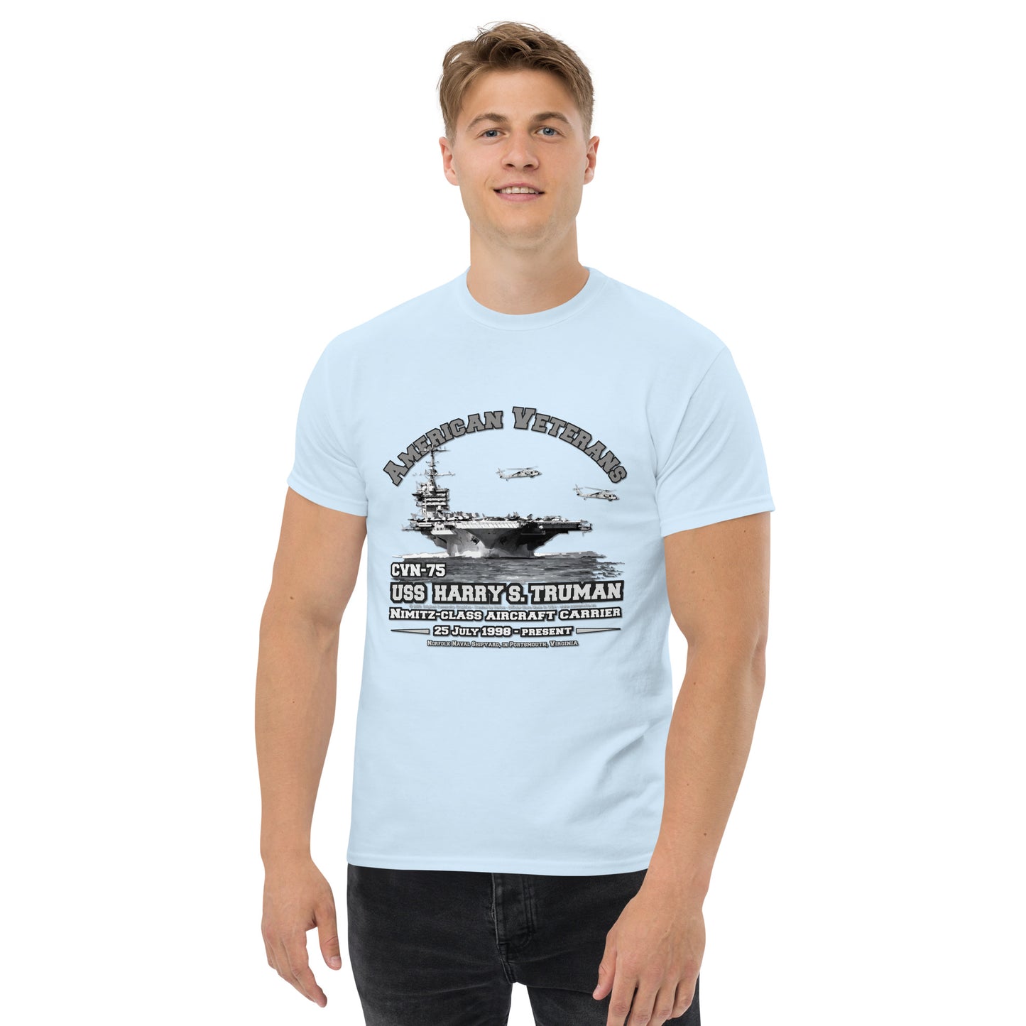 USS HARRY TRUMAN CVN-75 Aircraft Carrier T-shirt