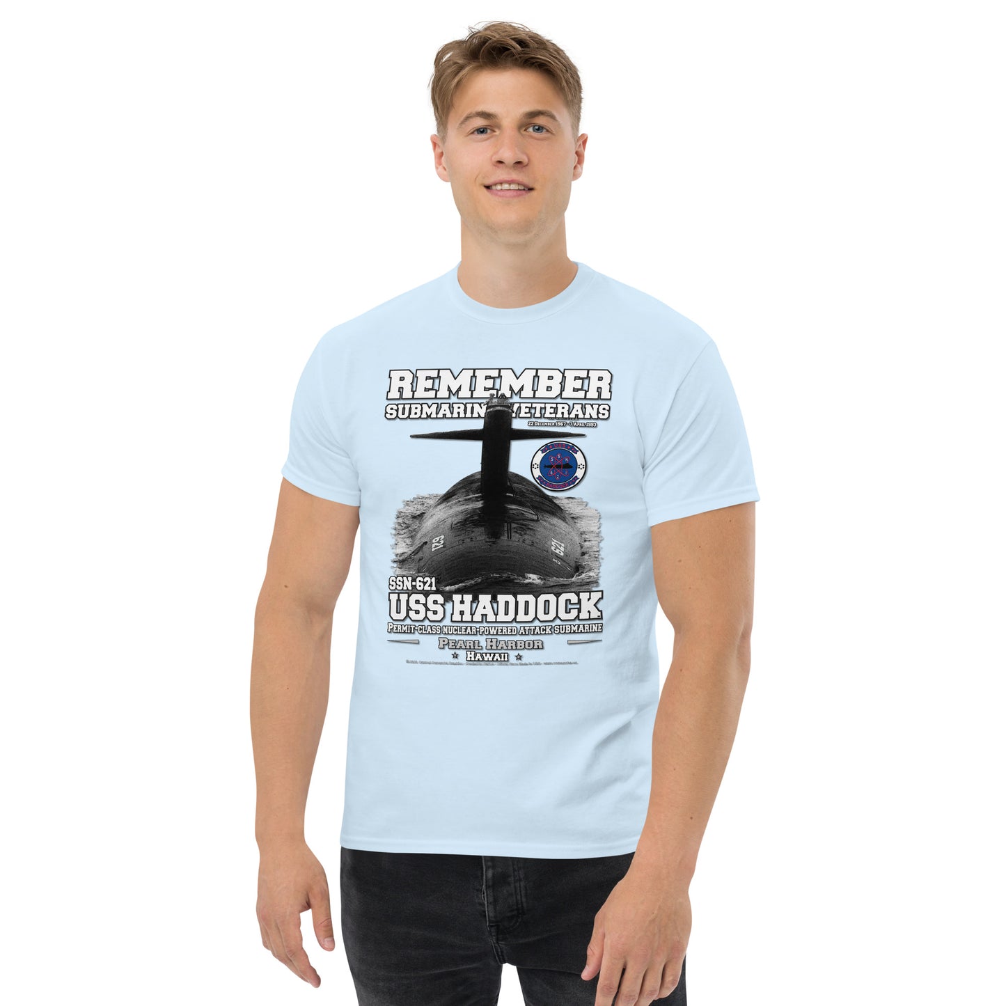 USS HADDOCK SSN-621 Shipmates T-shirt