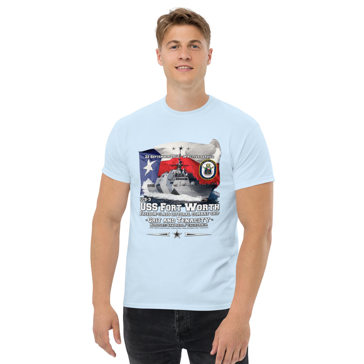 USS FORT WORTH LCS-3 Littoral Combat Ship T-shirt
