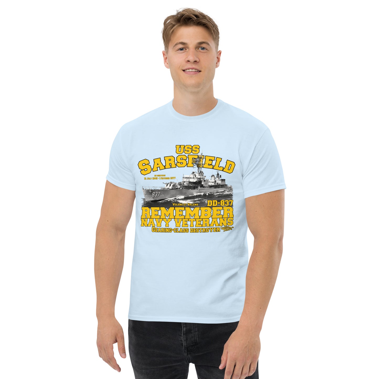 USS Sarsfield DD-837 T-Shirt,