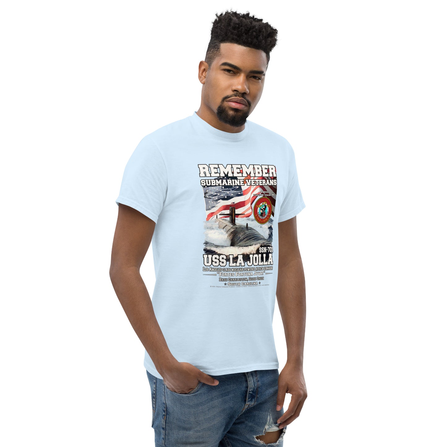 USS LA JOLLA SSN-701 Submarine Veterans T-Shirt, Comancha T-Shirts Store,