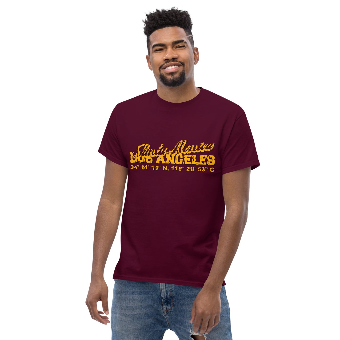 Santa Monica tee, los Angeles tee, T-Shirt Comancha.us, Comancha Design,comancha graphics,