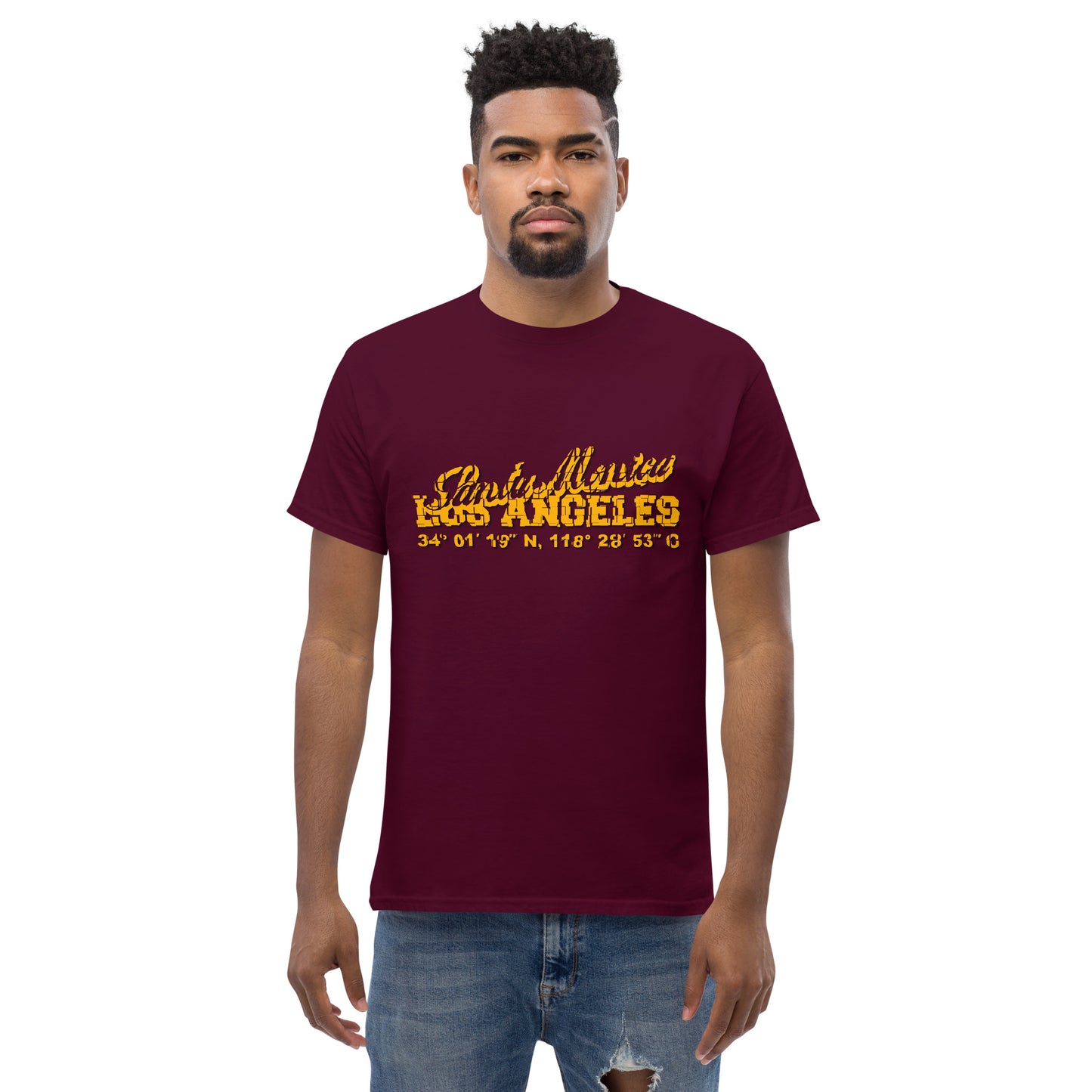 Santa Monica tee, los Angeles tee, T-Shirt Comancha.us, Comancha Design,comancha graphics,