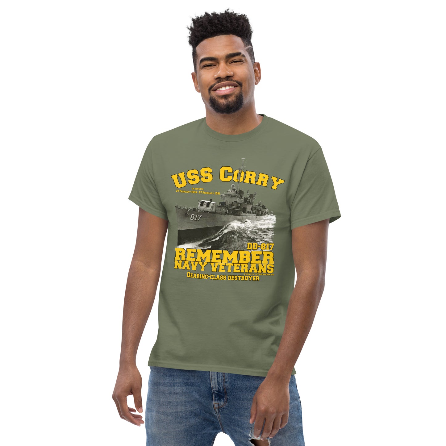USS Corry DD-817 Destroyer tee