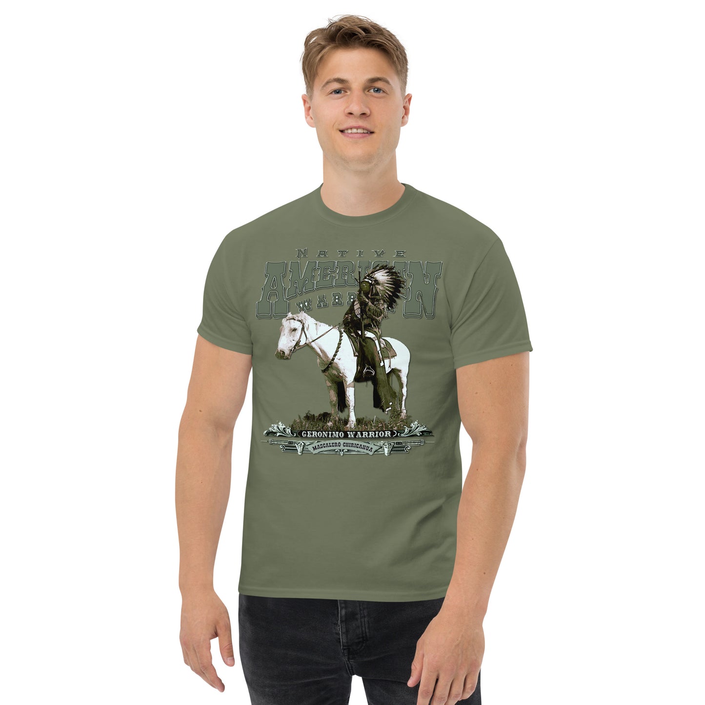 Geronimo Warrior tee | T-shirt Geronimo Warrior,t-shirt,native american|Native nations t-shirt| comancha graphics | T-shirts | American indian t-shirt | comanche t-shirt |