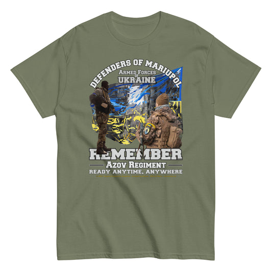 REMEMBER Defenders of Mariupol T-Shirt, Save Ukraine,Comancha T-shirts,