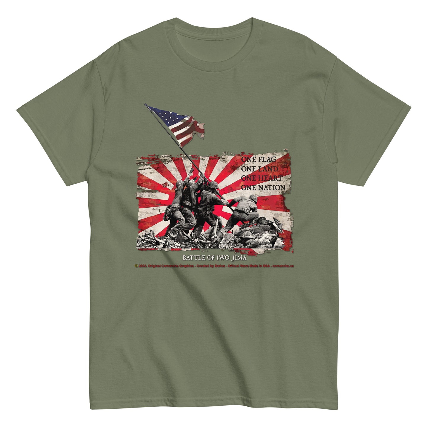 Battle of Iwo Jima t-shirt