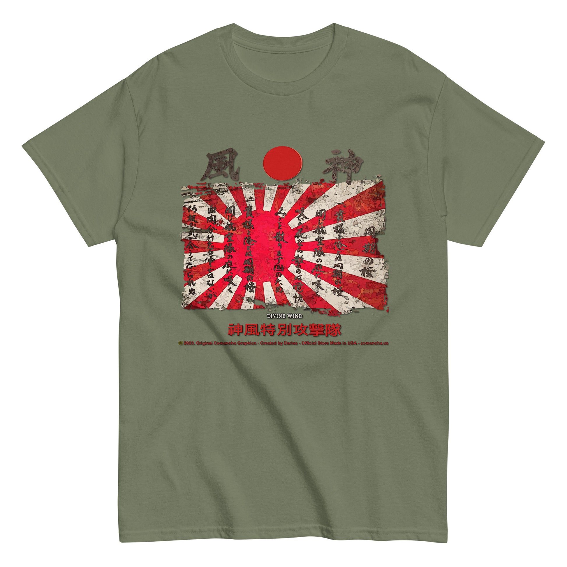 Kamikaze - Divine Wind T-shirt, Comancha T-shirts,