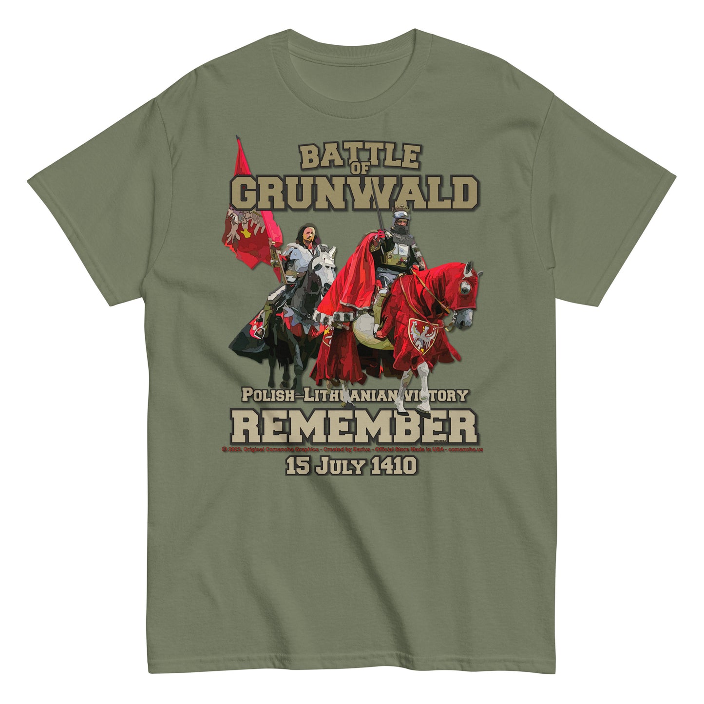 Battle of Grunwald 1410 T-shirt, Comancha Graphics,
