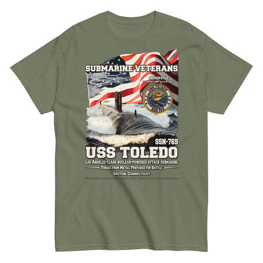 USS TOLEDO SSN-769 Attack Submarine t-shirt