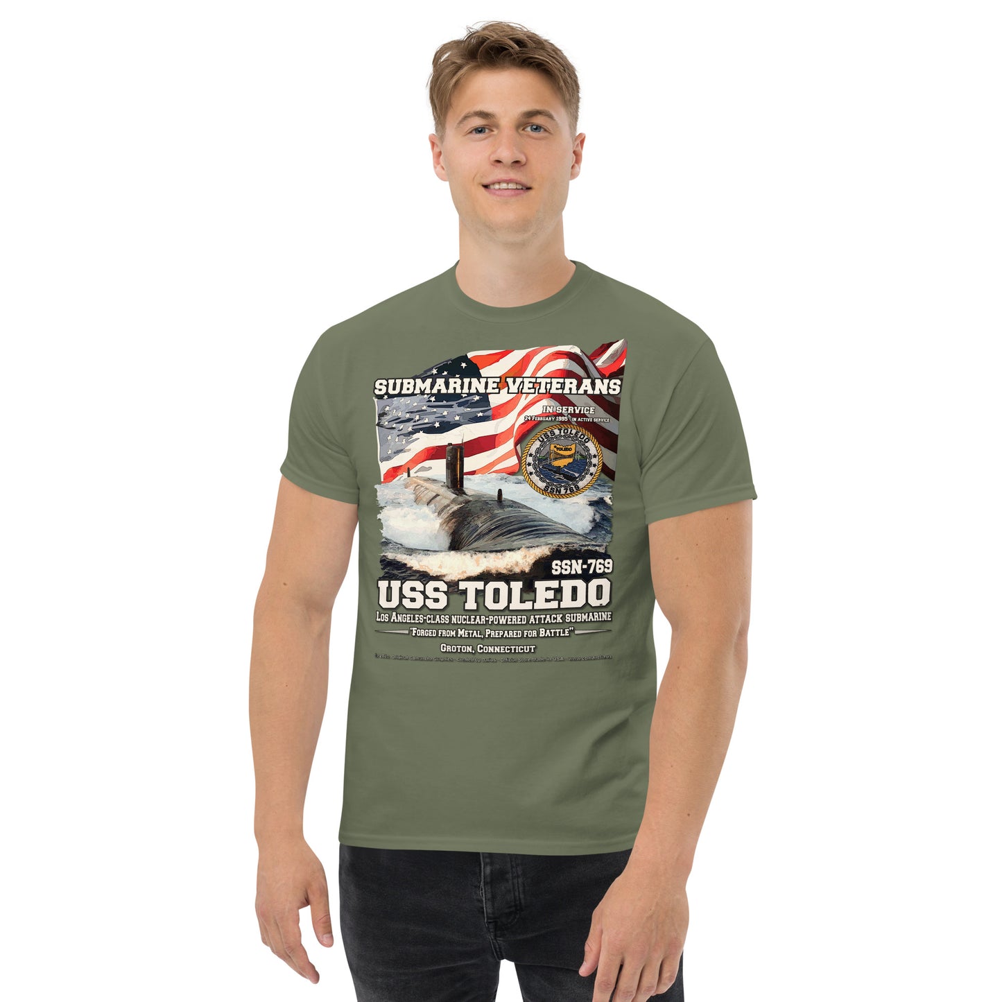 USS TOLEDO SSN-769 Submarine t-shirt