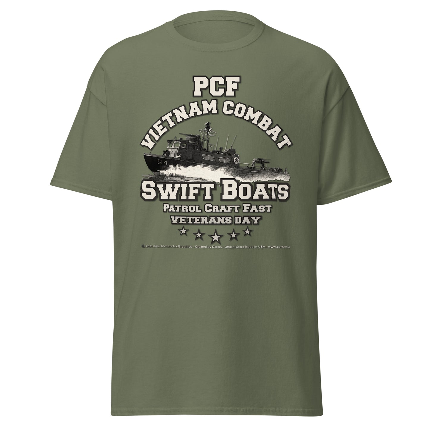 SWIFT BOATS Vietnam Combat Veterans classic tee