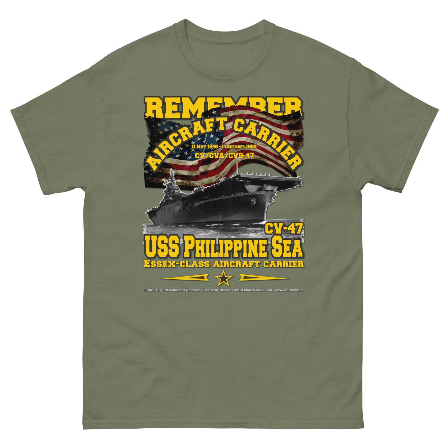 USS PHILIPPINE SEA CV-47 Shipmates T-Shirt