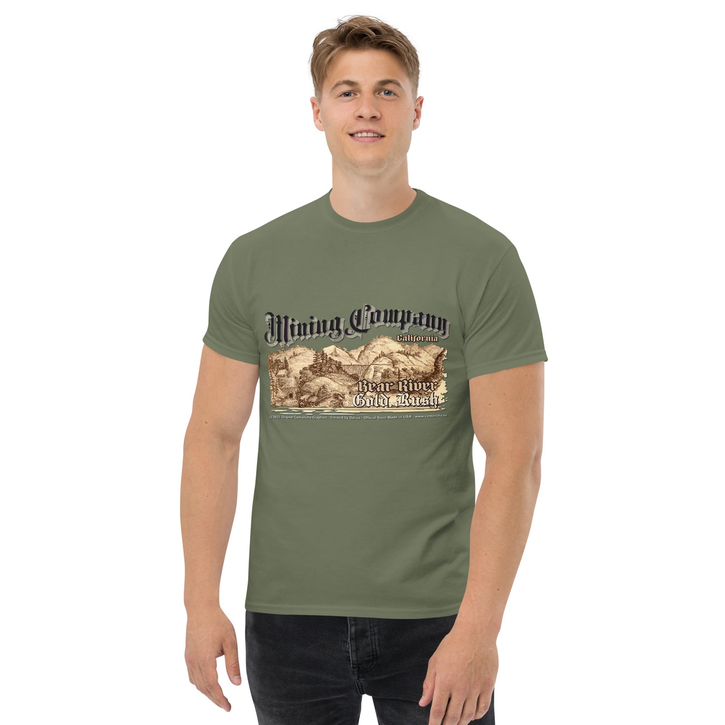 BEAR RIVER Gold Rush t-shirt, Mining Company T-Shirt,