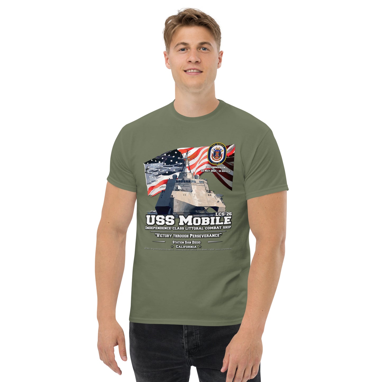 USS MOBILE LCS-26 T-Shirt