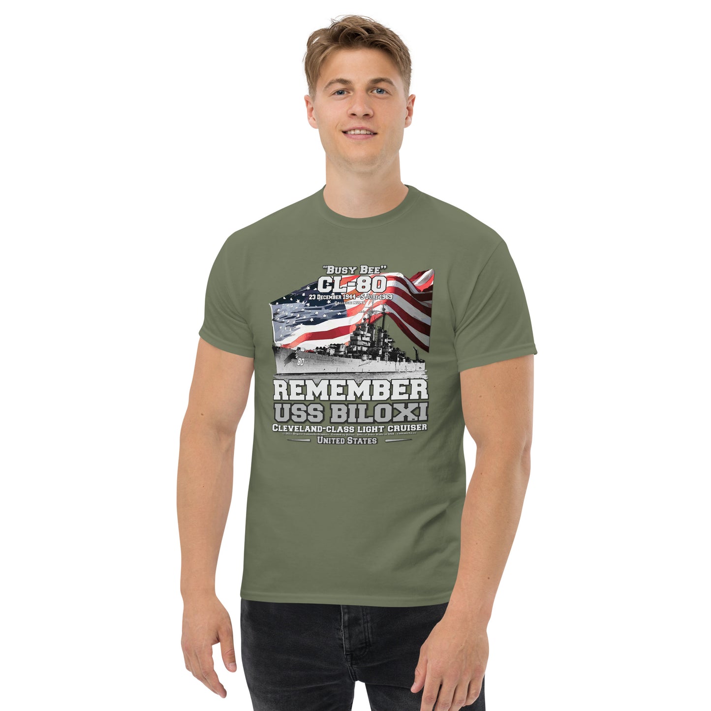 USS BILOXI CL-80 t-shirt, USS BILOXI T-shirt, Veterans Light Cruiser T-shirt, Comancha Navy veterans tee, T-shirt Online Shop,